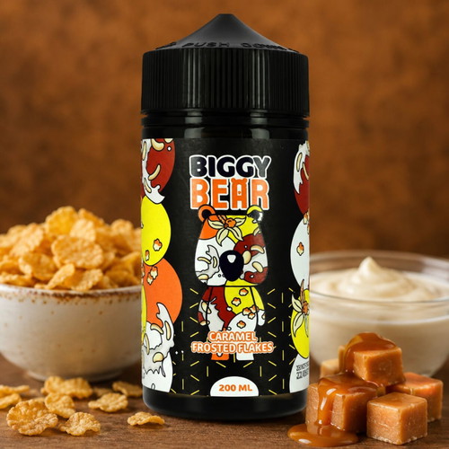 Biggy Bear Caramel Frosted Flakes 200ml new
