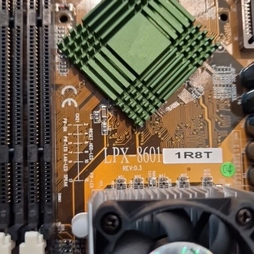 Jamicon LPX-8601 motherboard used, Super Socket 7, VIA MVP3, retro gaming