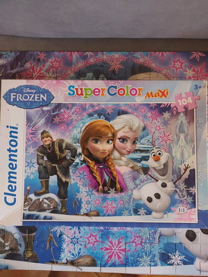Puzzle Clementoni Frozen 3+ μεταχειρισμένο με 104 μεγάλα κομμάτια