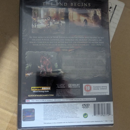 God of War II Sony PlayStation 2 PS2 new