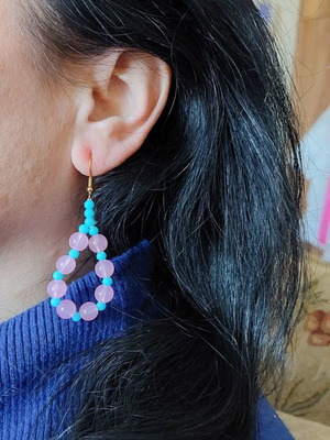 Handmade earrings new with care and love