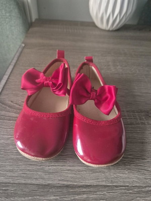 H&M Ballerina Shoes Size 23 Red Like New