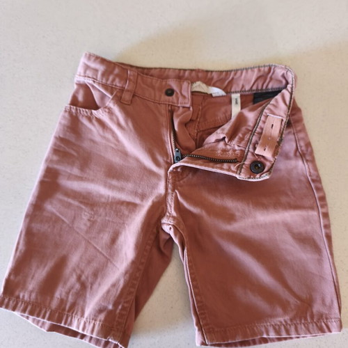 H&M Boys' Chino Shorts dusty pink, like new, size 98 cm