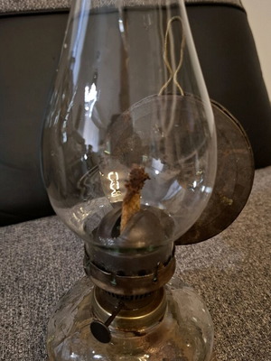 Oil lamp used
