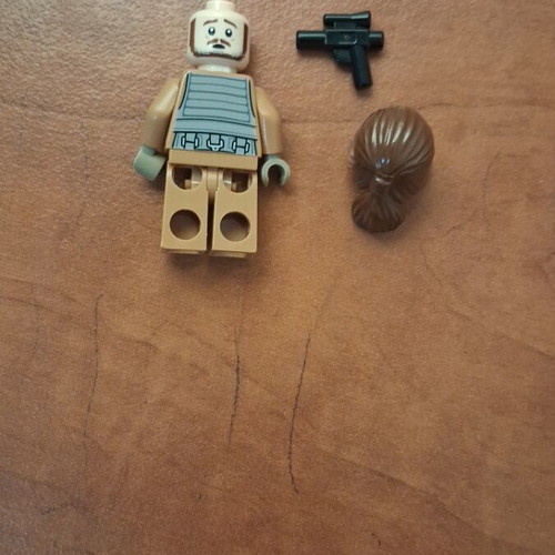 LEGO Star Wars Dengar Minifigure sw0751, rare bounty hunter