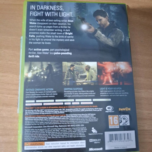 Alan Wake Xbox 360 like new