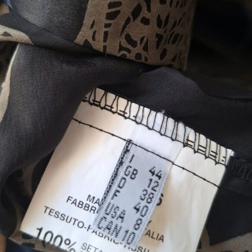 Silk short dress Divina like new, size S/M, black and beige