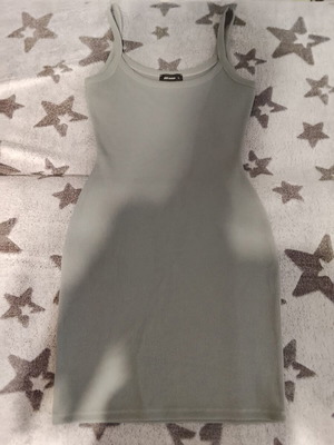 Mini dress Pink Woman green, like new, size L with narrow fit