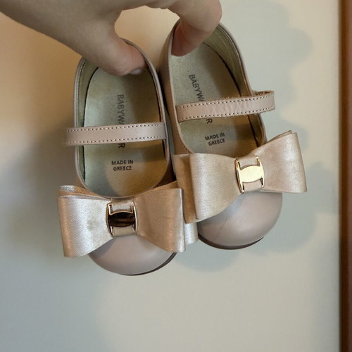 Babywalker nude ballerinas size 20 like new, 12cm