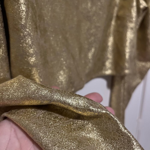 Zara gold blouse like new, size S