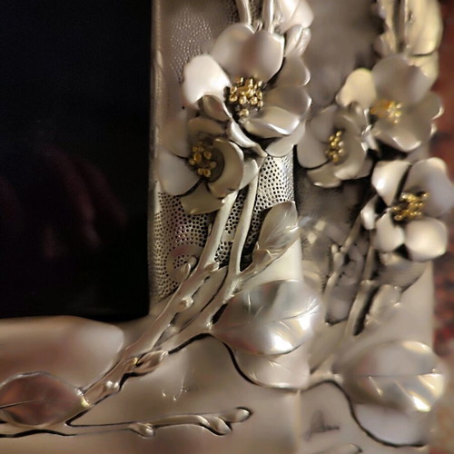 Vintage silver plated frame set like new