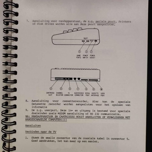 Commodore 64 handbook used, collectible, in Dutch