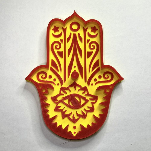 Burner Aromatizer Holder for Aromatic Sticks, red-yellow