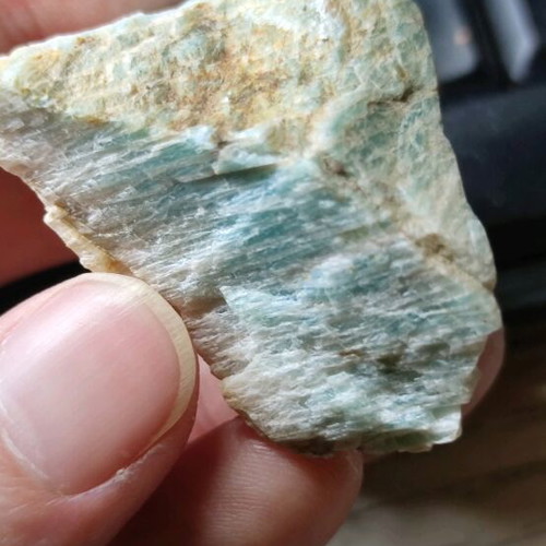 Amazonite new, characteristic specimen from Brazil