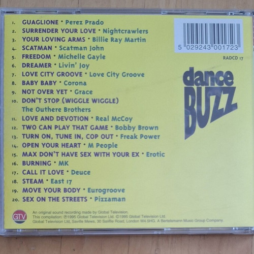 Dance Buzz 20 Stingin' Toons Audio CD like new, electronic