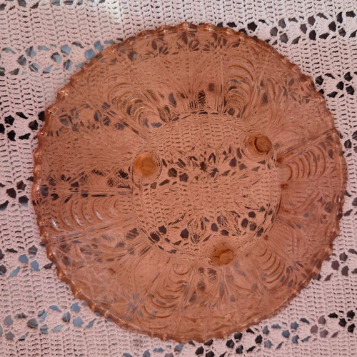 Orange bowl plate like new, 28 cm diameter