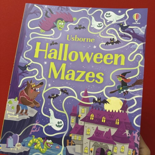 Halloween Mazes book by Usborne new