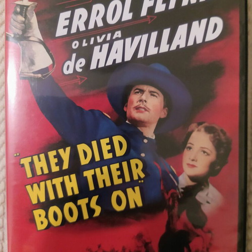 They Died With Their Boots On DVD like new without subtitles