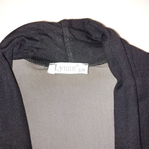 Lynne Sleeveless blouse used, black with gold