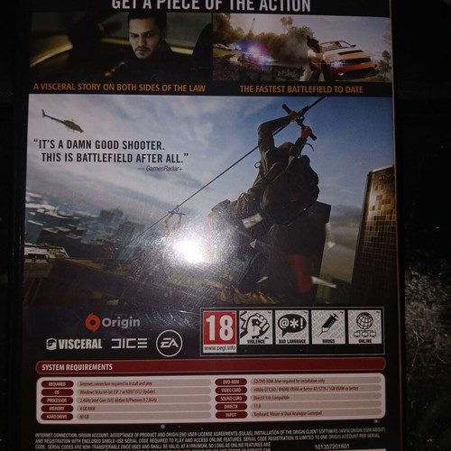 Battlefield Hardline PC used