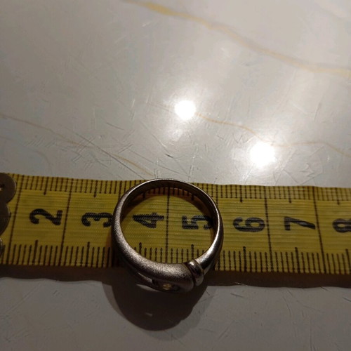 925 Silver Ring Women’s New With Zircon, Glossy and Matte