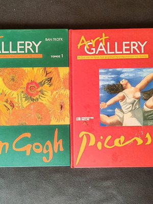 Art Gallery art books: Van Gogh and Picasso like new