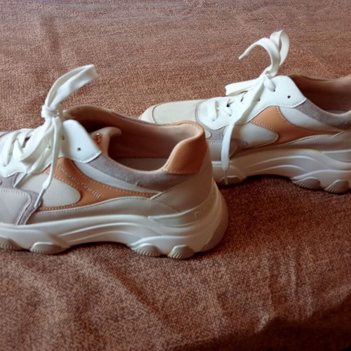 Renato Garini Sneakers No 39 like new, beige and orange