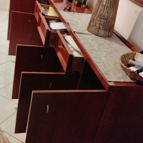 Cherry wood buffet table, 300 cm