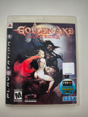 Golden Axe Beast Rider PS3 game used, custom cover