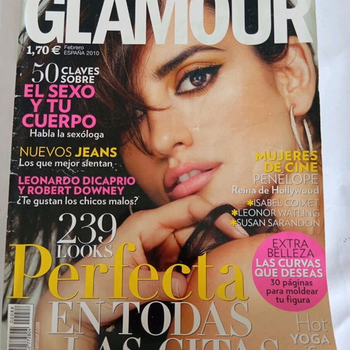 Glamour 7+1 gift Spanish magazines used, all together