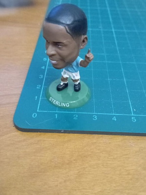 Φιγούρα SoccerStarz Raheem Sterling σαν καινούργιο με εμφάνιση Manchester City