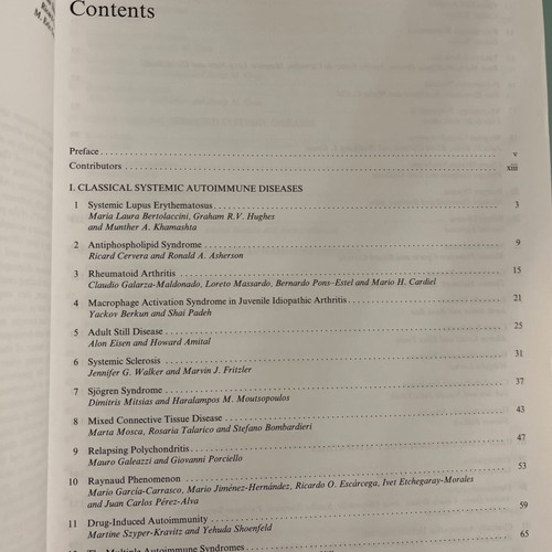 Diagnostic Criteria in Autoimmune Disease book new