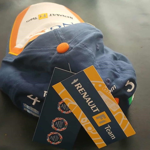F1 Vintage Collectible Cap new, ING Renault Team blue