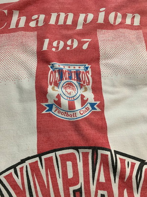Πετσέτα Ολυμπιακός 1997 μεταχειρισμένη, αυθεντική