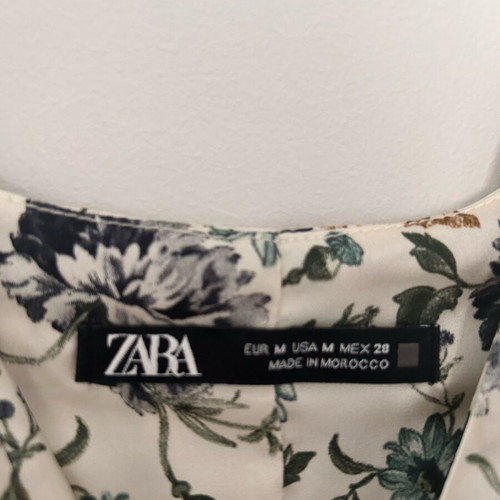 Zara long floral dress like new, multicolor, size M