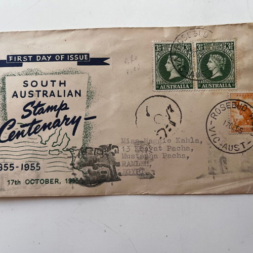 Australia First Day Cover 1955 used