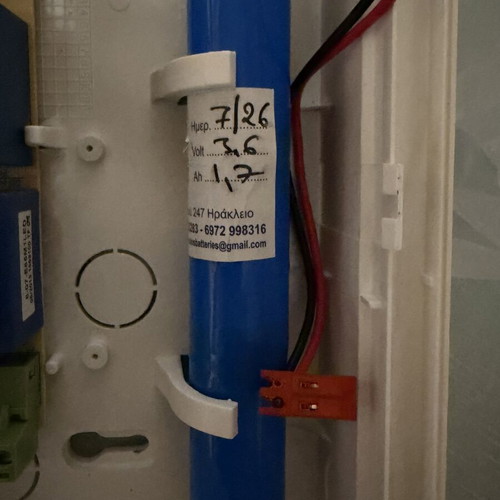 Ni-Cd battery 3.6V 1700mAh, new, 7/2026