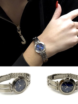 Elgin stainless steel women's watch with sapphire crystal