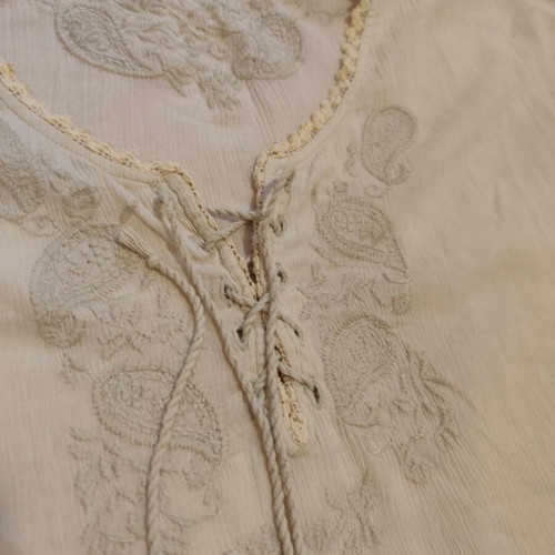 Kaftan short beachwear used, one size up to XL, beige