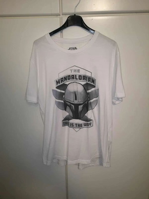 Star Wars Mandalorian T-shirt new, white, size L