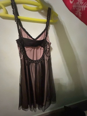 Karen Millen formal dress used, size M, beige