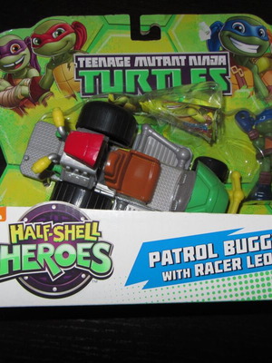 TMNT Half Shell Heroes Χελωνιντζάκια φιγούρα με όχημα Leonardo καινούργιο