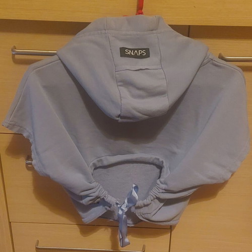 Body Talk cropped short-sleeve sweatshirt new, purple, size M