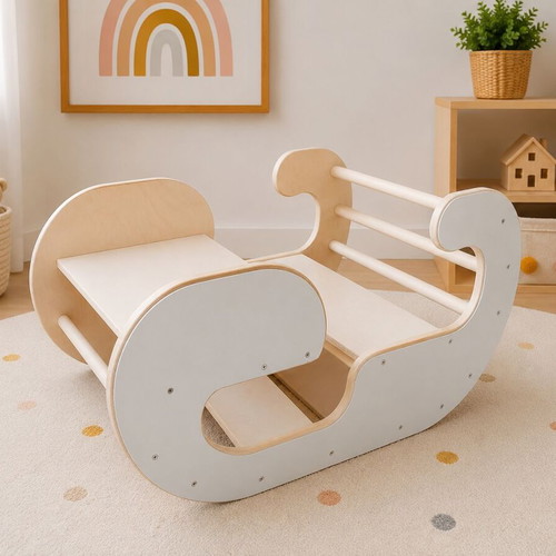 Montessori Children's Desk and Climbing Frame 2 in 1 custom made