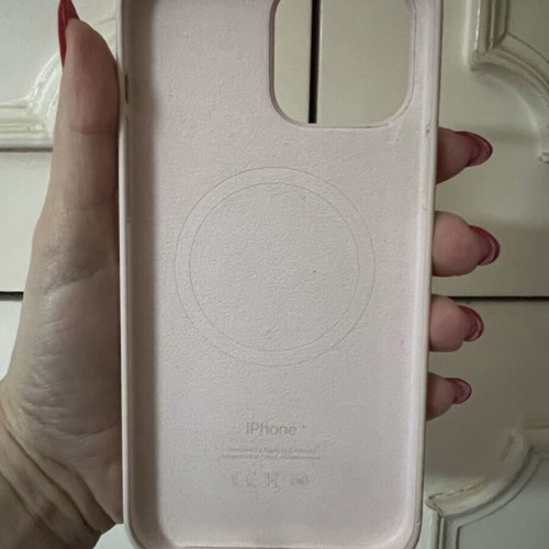 Apple Silicone Case with MagSafe used, chalk pink for iPhone 13 Pro Max