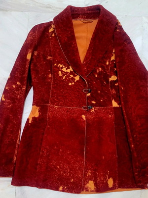 LaMatta lamb coat like new, multicolored, size S