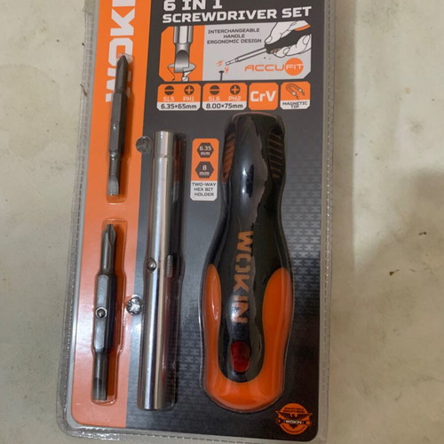 Workin 6in1 screwdriver set new
