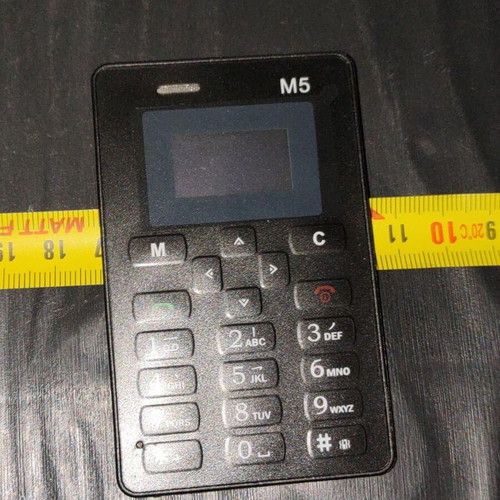 AEKU M5 ultra-compact cell phone new, black