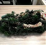  Χριστουγεννιάτικη Διακοσμητική Γιρλάντα Πράσινη με Φωτάκια 200X10cm