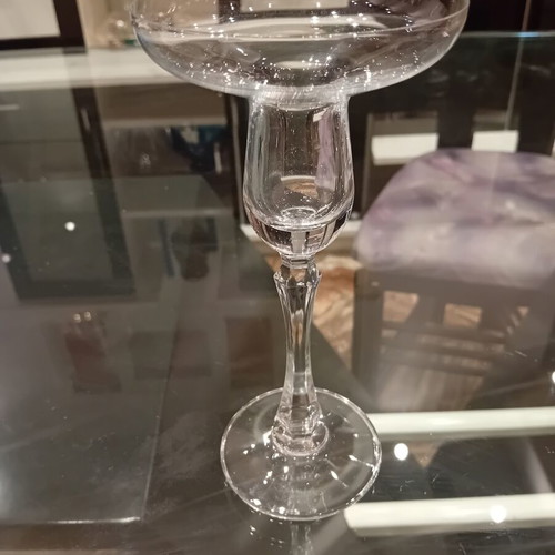 Glass decorative candle holder like new